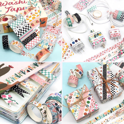55-Roll Holiday Washi Tape Set