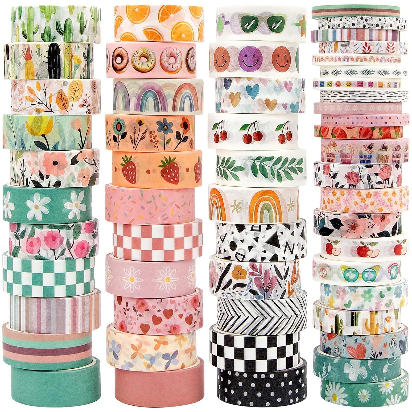 55-Roll Holiday Washi Tape Set