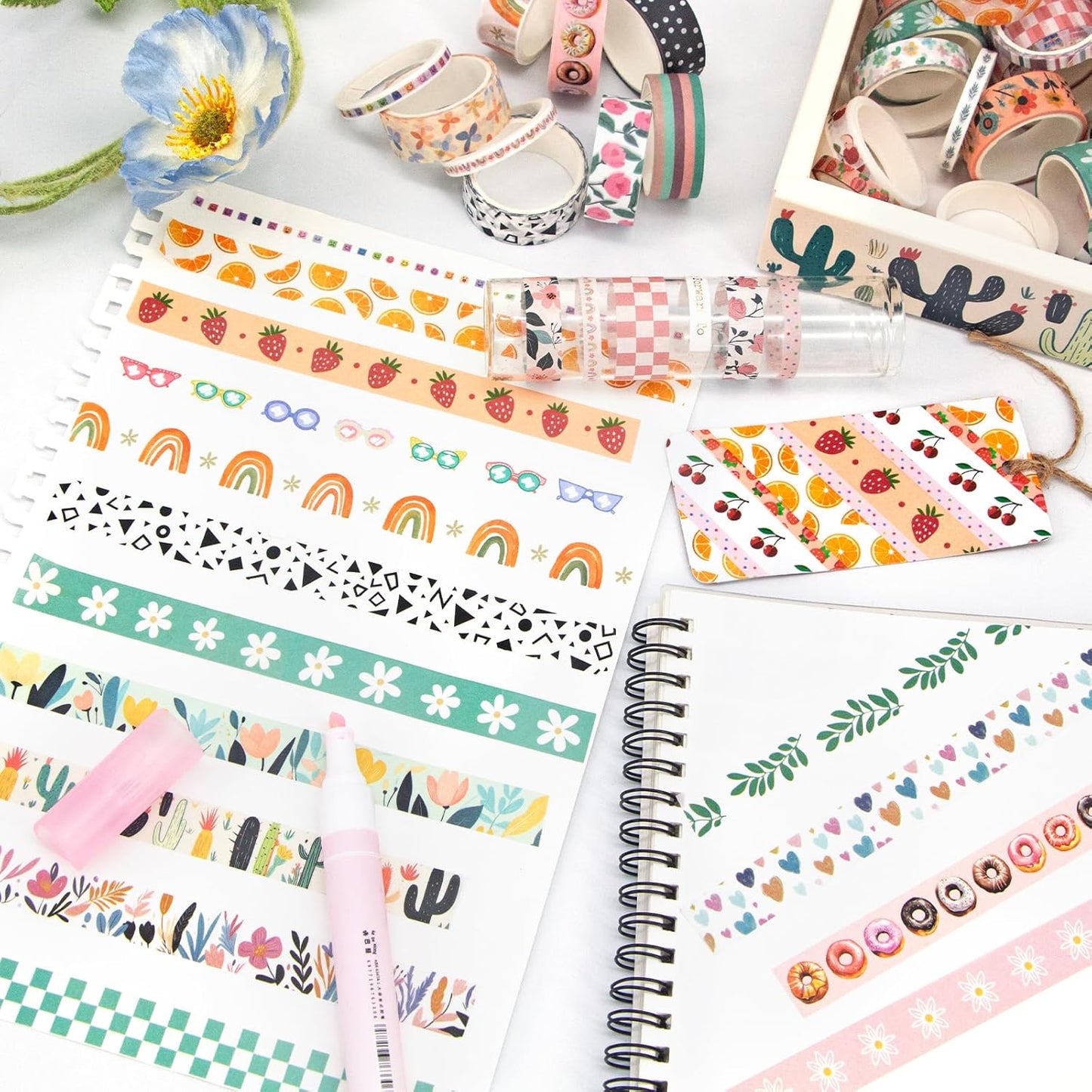55-Roll Holiday Washi Tape Set