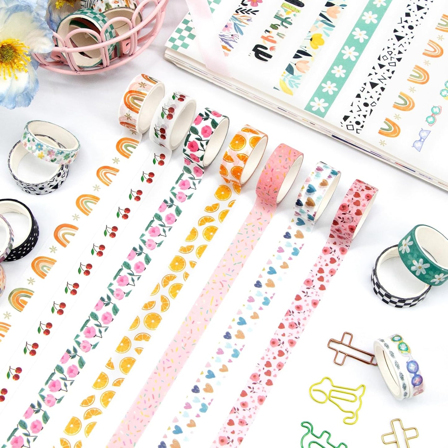 55-Roll Holiday Washi Tape Set