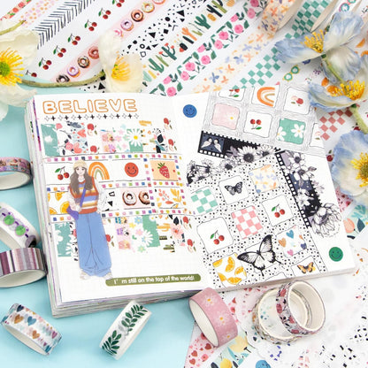 55-Roll Holiday Washi Tape Set